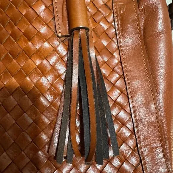 Noonday collection Monterrey leather basket weave bag - Picture 9 of 13